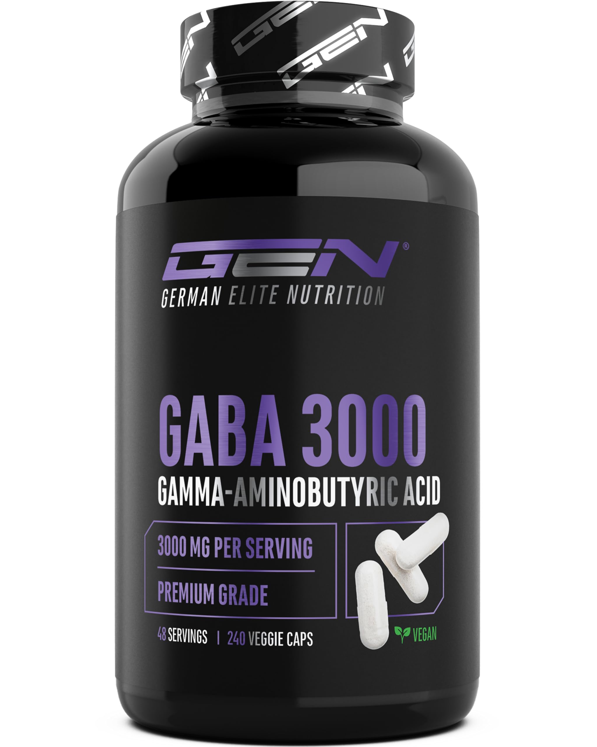 Elite Amino Singles GABA 3000 mg capsule 400 vegane alto dosaggio