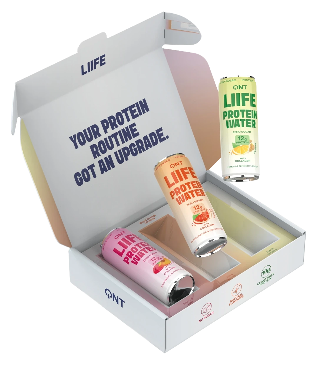QNT Bundles Protein Water Discovery Pack bevanda proteica frizzante senza zuccheri