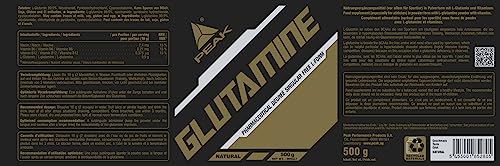 Green Peak Amino acids PEAK Glutammina glutammina in polvere 500 g con vitamine B