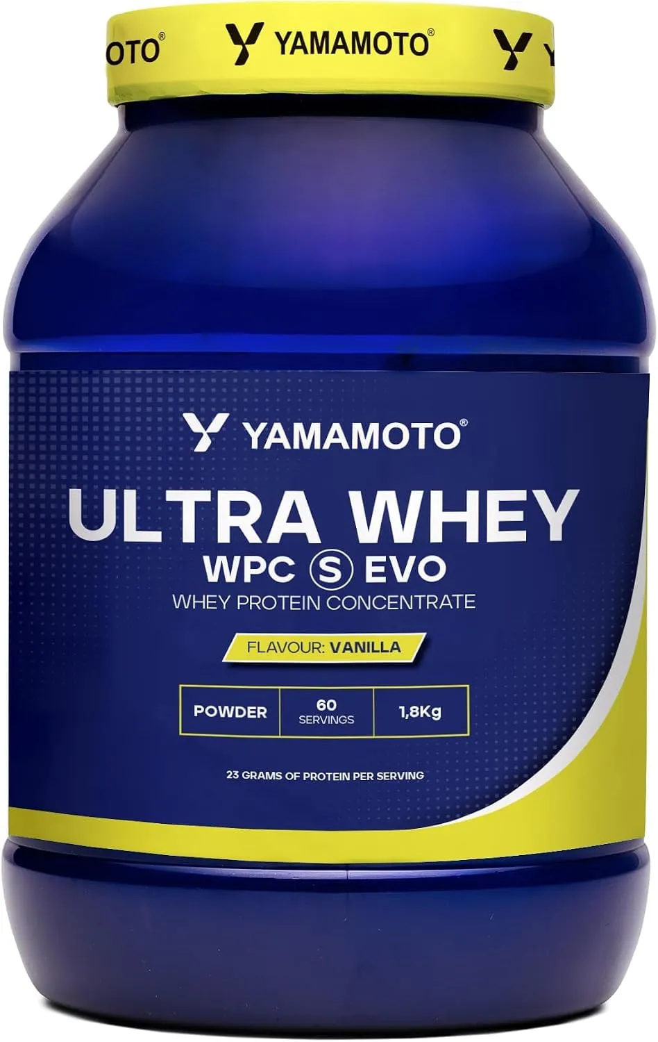 YAMAMOTO Proteine Ultra Whey WPC S EVO proteine vaniglia 1800 g