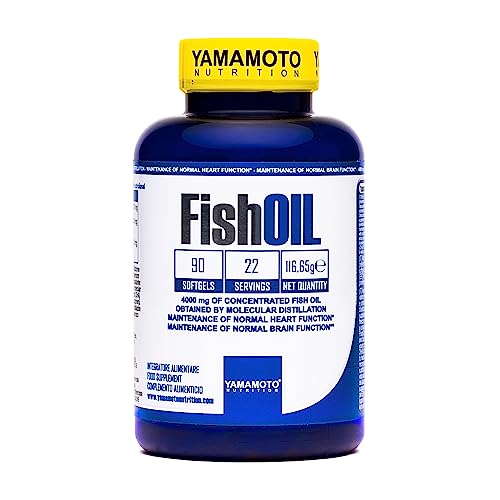 YAMAMOTO Omega-3 e Cuore e Circolazione Fish Oil Molecular Distillation integratore omega-3 200 softgel EPA DHA