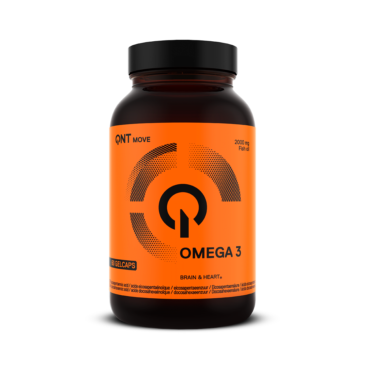 QNT Vitamins & Minerals Omega 3 1000 mg capsule 60 capsule