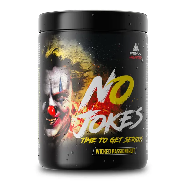 Green Peak Boosters PEAK No Jokes pre-workout Frutto della Passione Intenso 600 g vegano