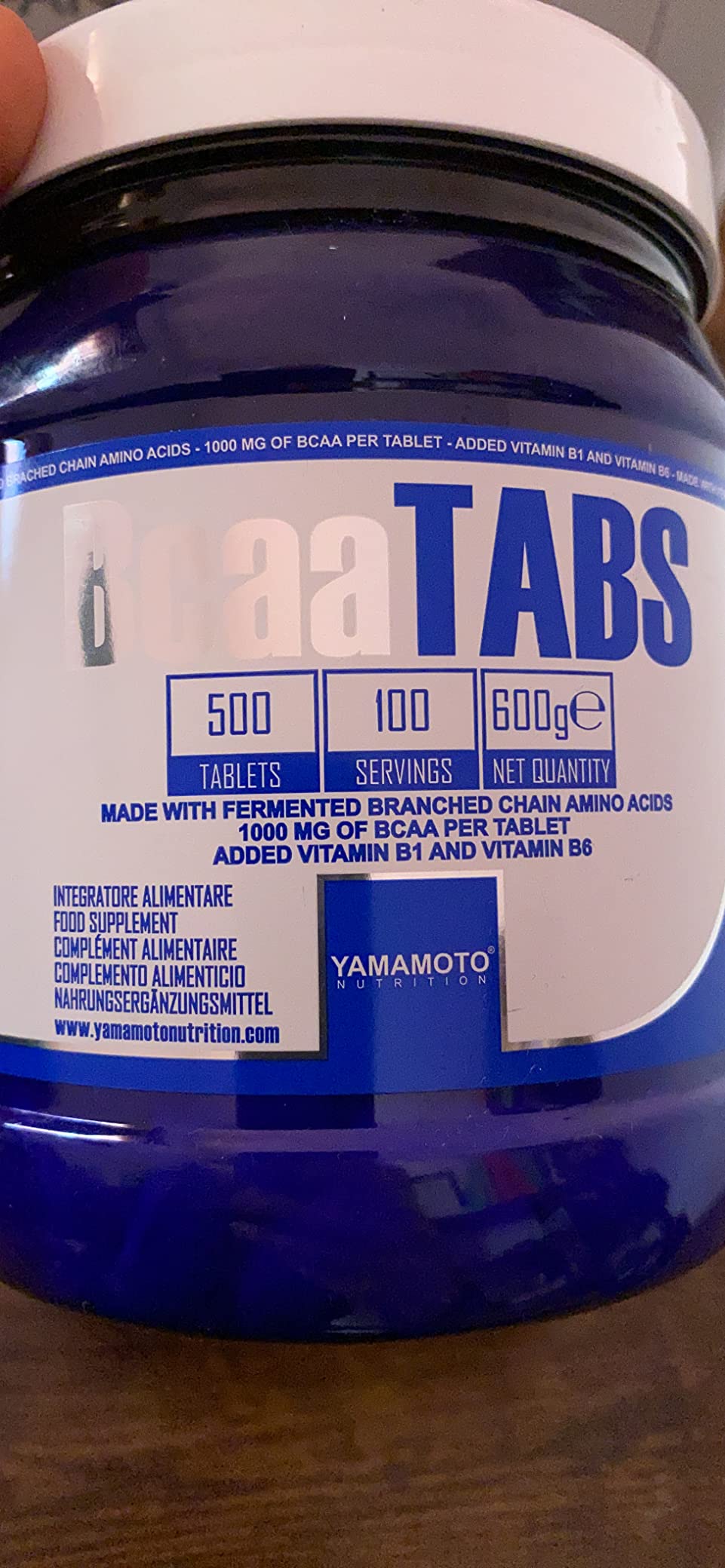 YAMAMOTO Aminoacidi e BCAAs Bcaa TABS compresse 500 pezzi rapporto 2:1:1