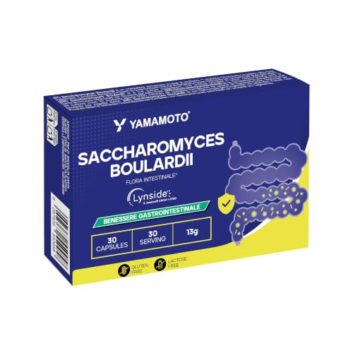 YAMAMOTO Salute Gastrointestinale Saccharomyces Boulardii probiotici 30 capsule equilibrio intestinale