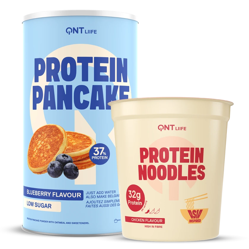 QNT Bundles Protein Noodles & Protein Pancake Pack noodles e pancake 12 x 66 g + 500 g