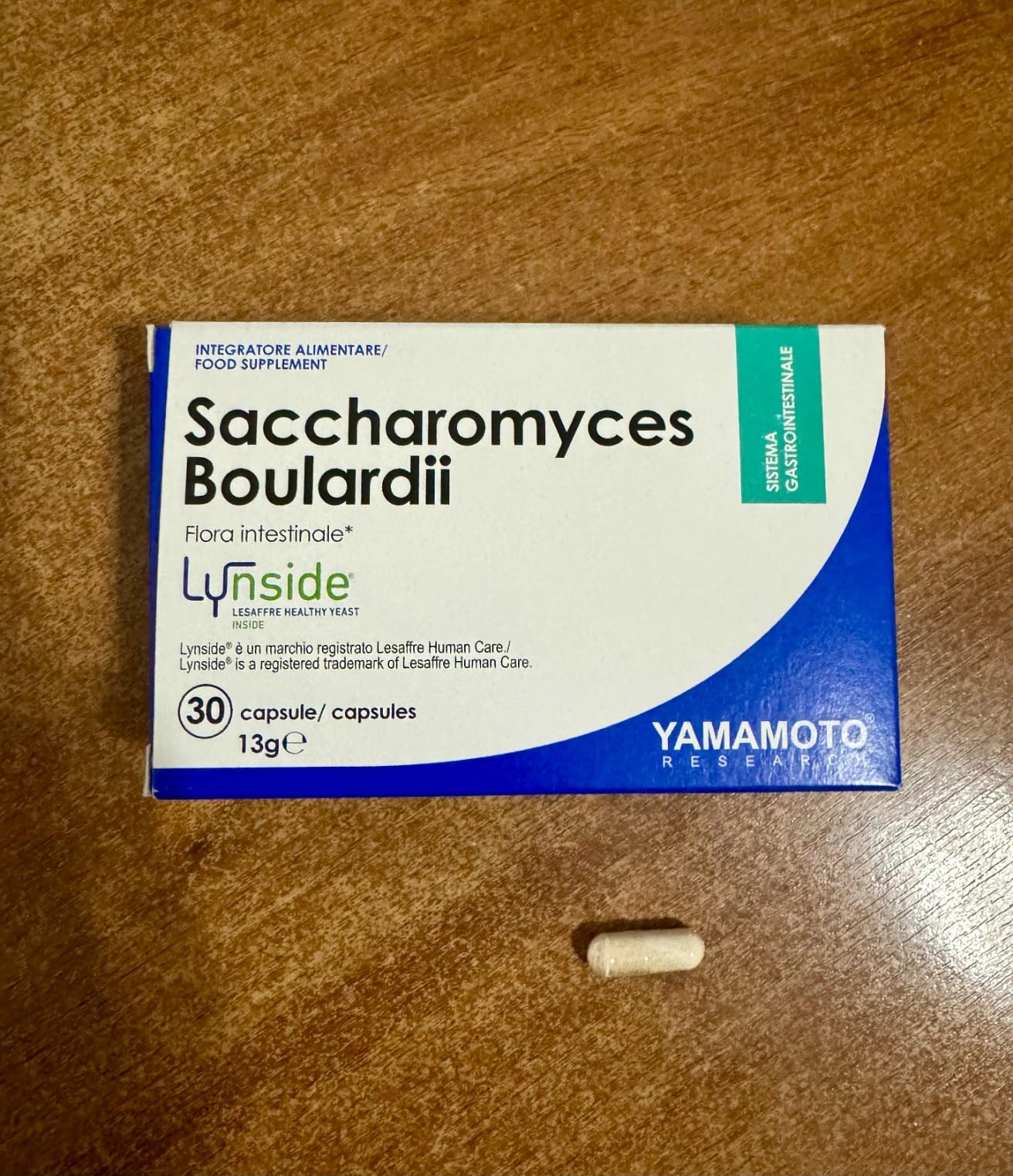YAMAMOTO Salute Gastrointestinale Saccharomyces Boulardii probiotici 30 capsule equilibrio intestinale