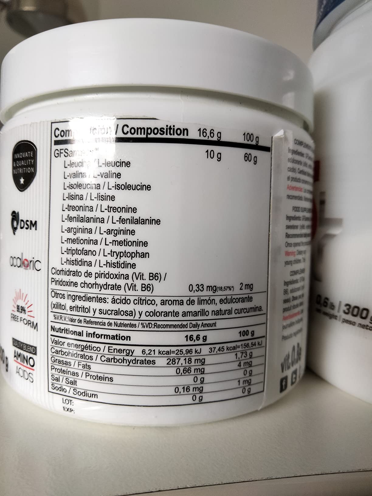 Vitobest Aminoacidi Vit-O-Best GFS Aminos aminoacidi in polvere 200 g