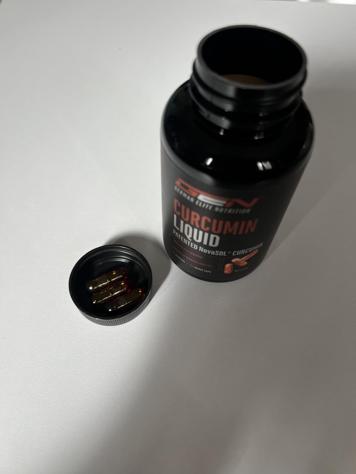 Elite Organ, Joint & Health Support Curcuma NovaSol® capsule liquide 120 vegane