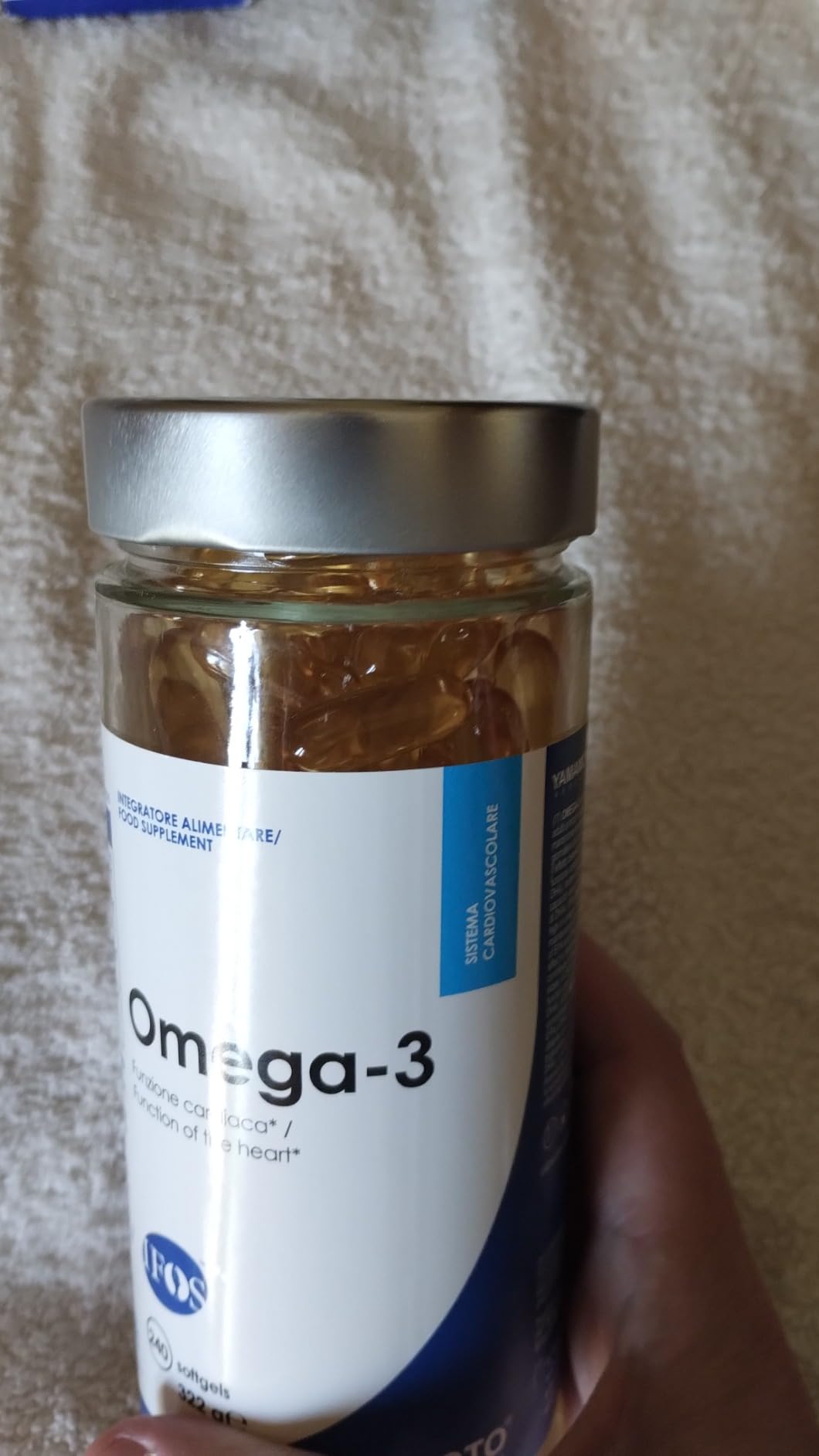 Yamamoto Omega-3 e Cuore e Circolazione Omega-3 IFOS integratore 240 softgels, olio di pesce