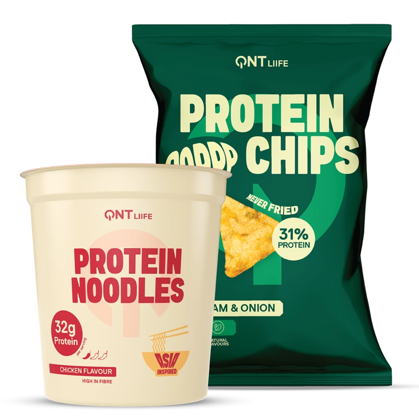 QNT Bundles Protein Noodles & Protein Chips Pack 12+12 gusti a scelta