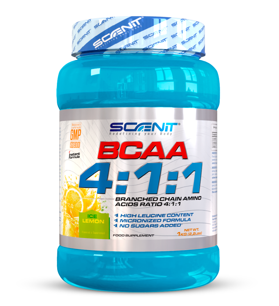 Scenit Nutrition Aminoácidos BCAA 4:1:1 aminoacidi in polvere