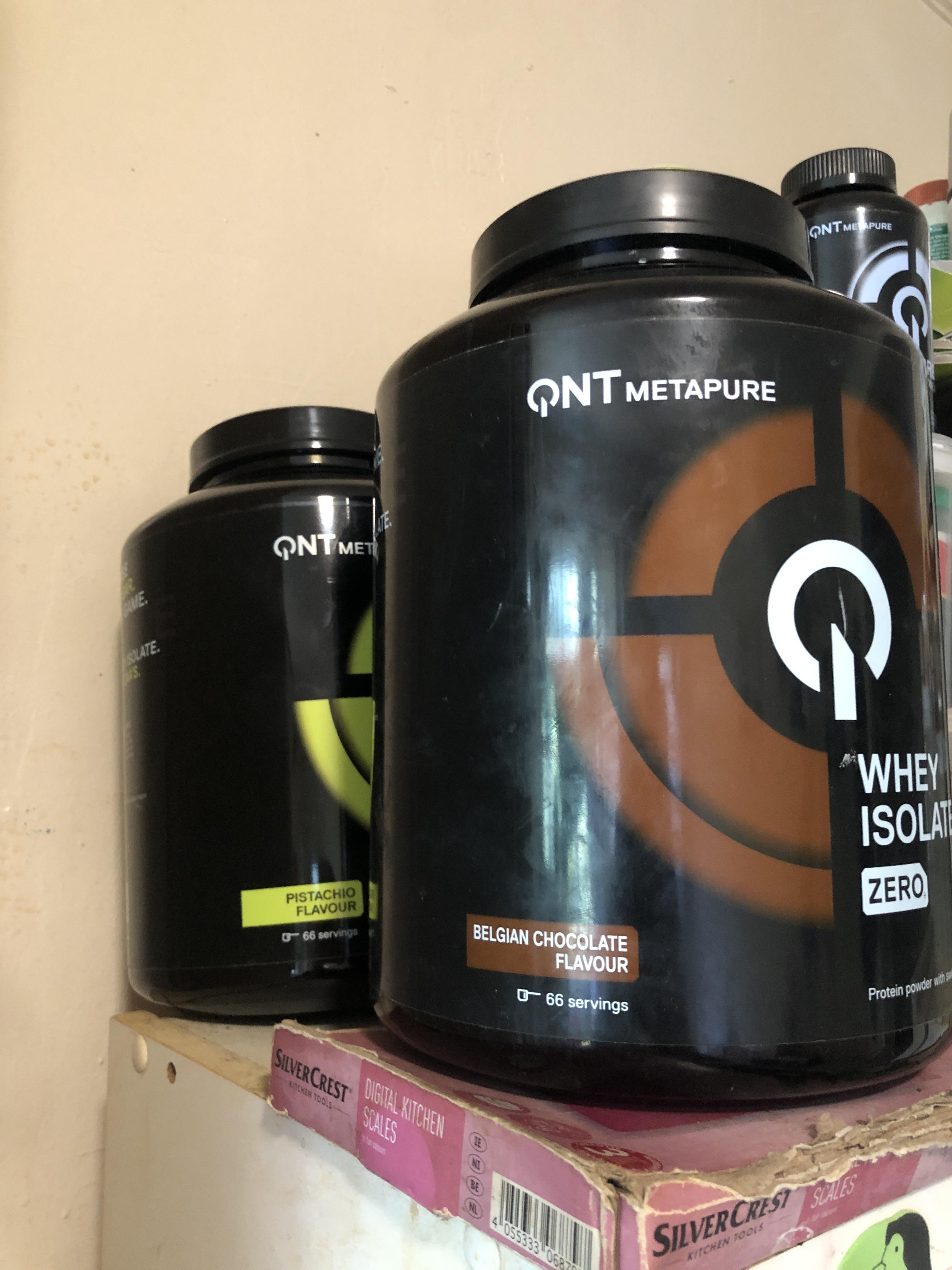 QNT Protein Metapure Whey Isolate Zero proteine whey 30 g cioccolato belga senza lattosio