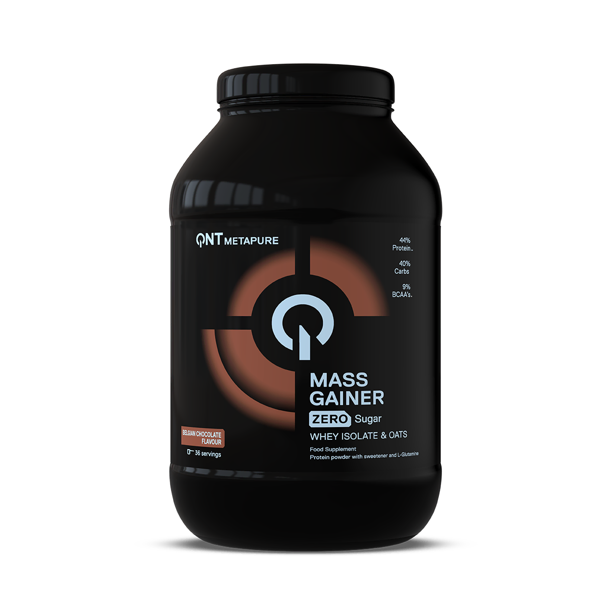 QNT Metapure Mass Whey Protein Isolate Gainer 1815 g vaniglia