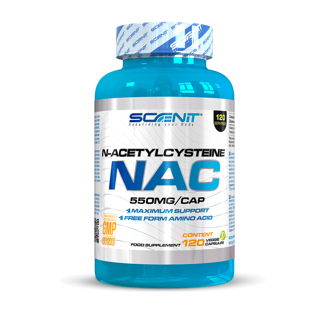 Scenit Nutrition Aminoácidos NAC N-acetilcisteina capsule vegane 120 capsule