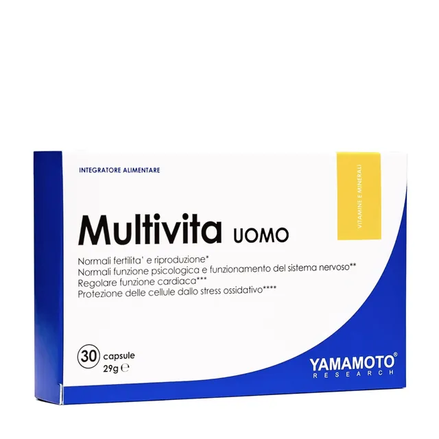YAMAMOTO Vitamine e Minerali Multivita UOMO multivitaminico 30 capsule