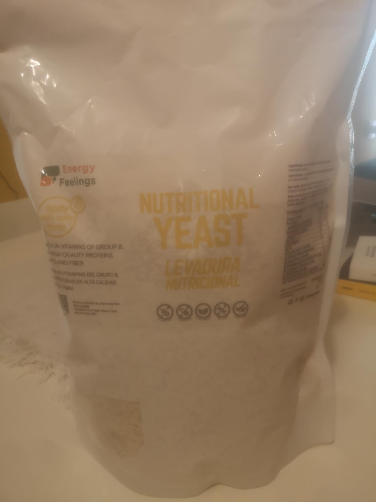 Energy Feelings Levadura Nutricional Lievito Nutrizionale in Scaglie 250 g vegano