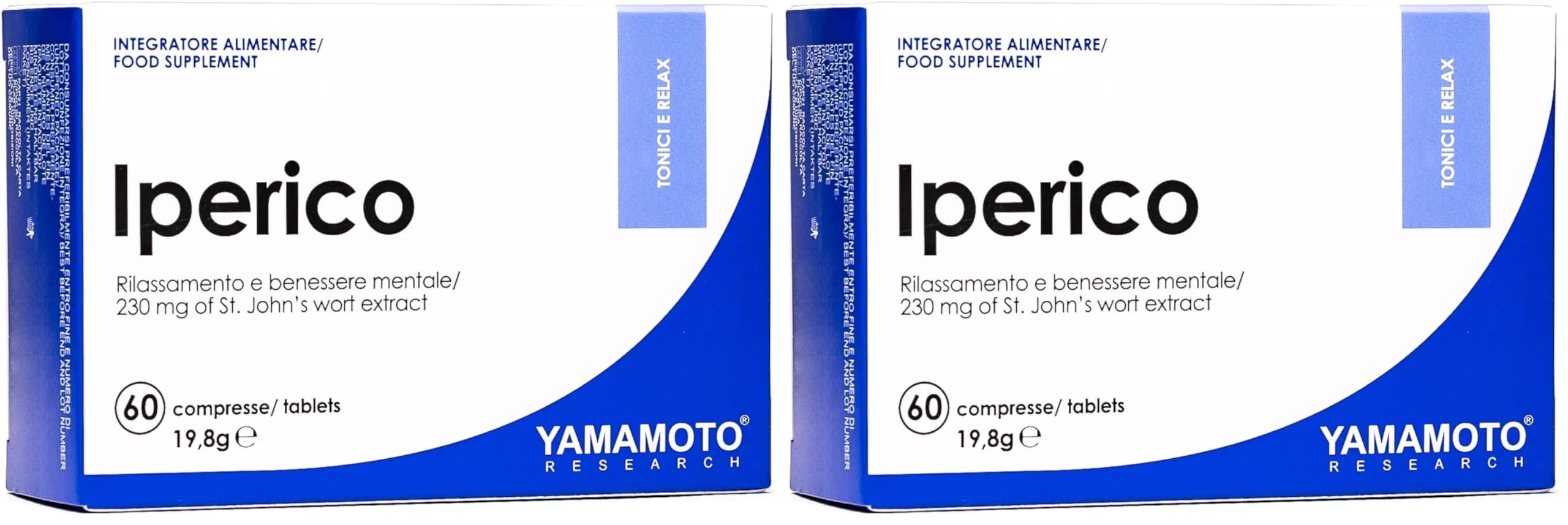 YAMAMOTO Sonno, Benessere Mentale e Memoria Iperico compresse 60 unità tono dell'umore