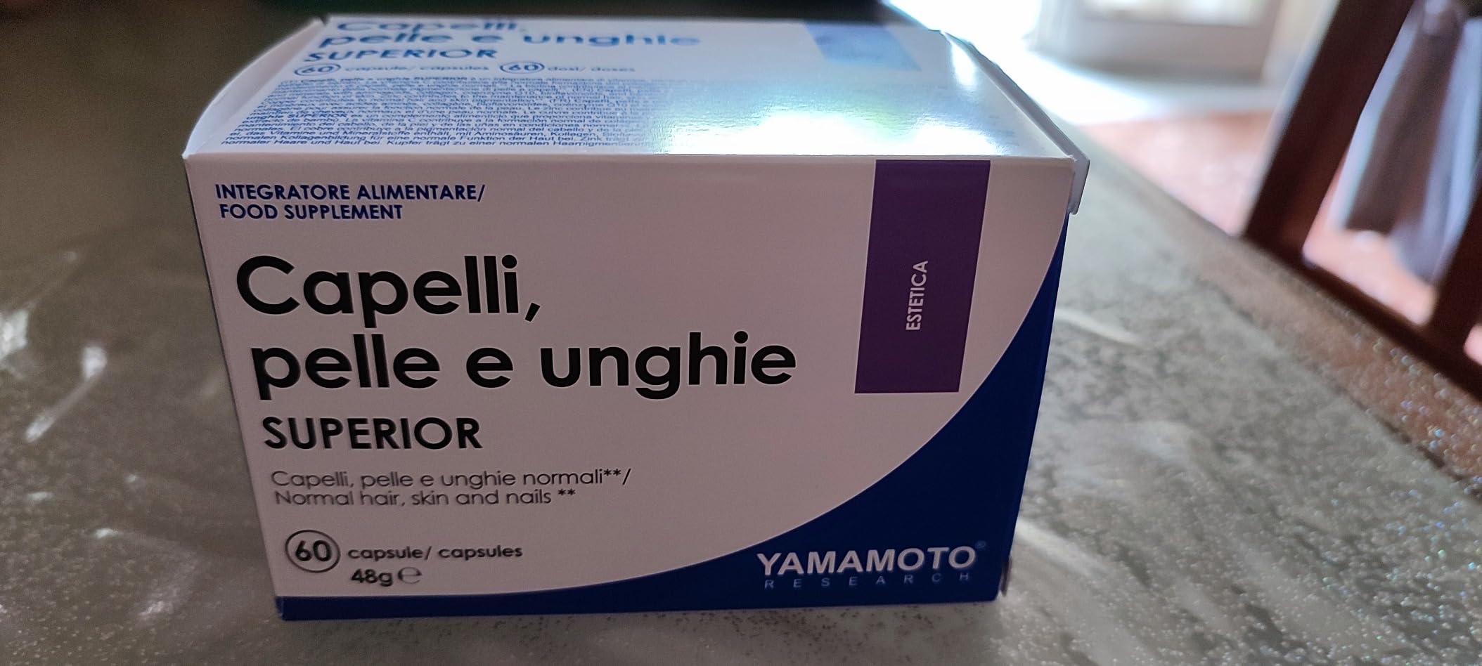 YAMAMOTO Pelle, Capelli e Antiage Capelli, pelle e unghie SUPERIOR 60 capsule collagene