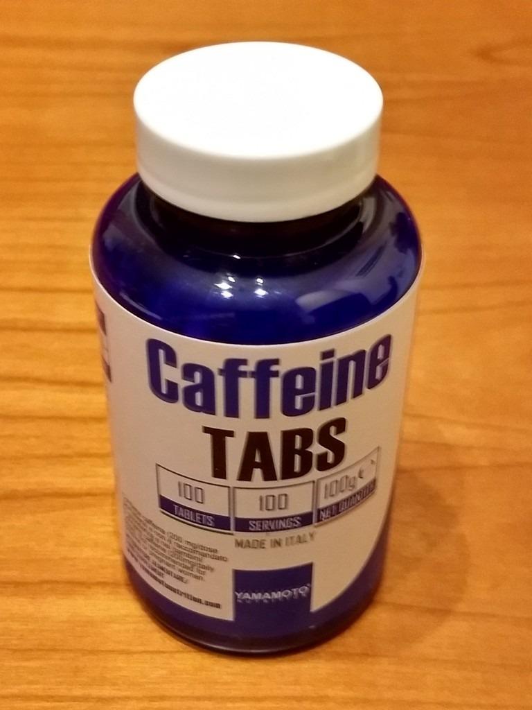 YAMAMOTO Pre-Workout Caffeine TABS compresse 100 pezzi con vitamina B1