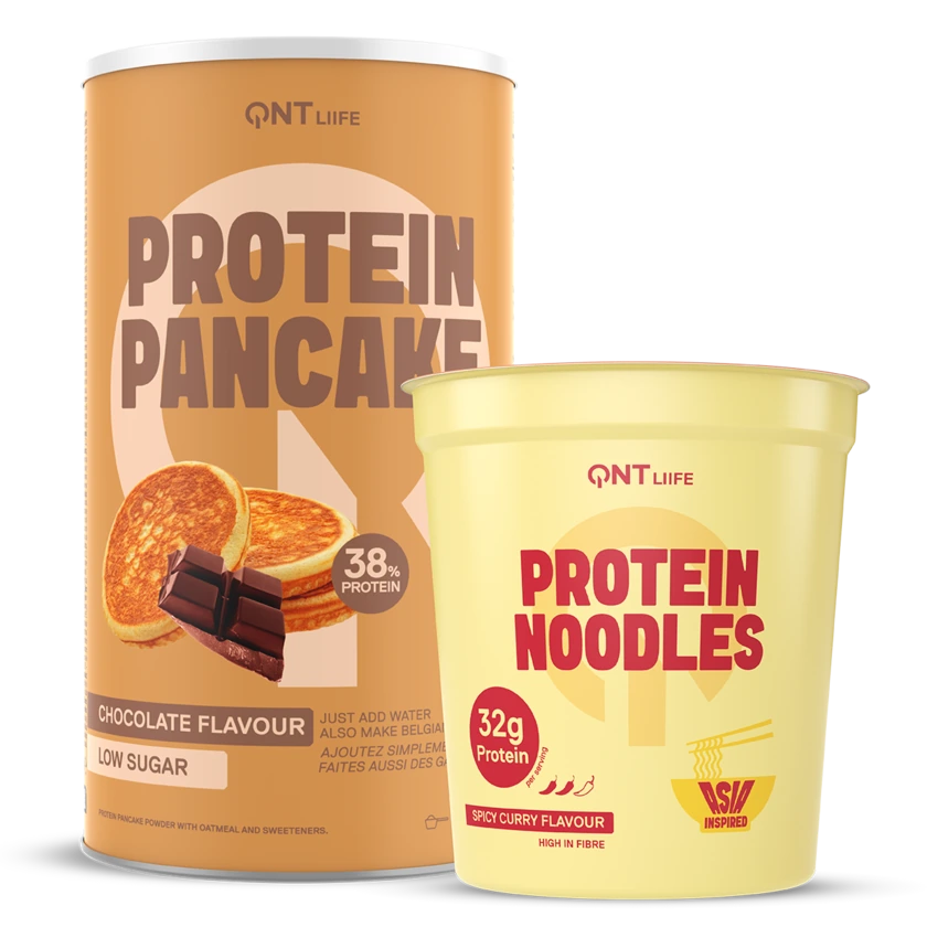 QNT Bundles Protein Noodles & Protein Pancake Pack noodles e pancake 12 x 66 g + 500 g