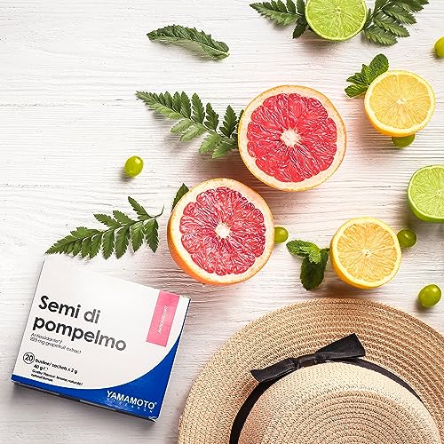 Yamamoto Salute Gastrointestinale Semi Di Pompelmo integratore limone 20 bustine 40 g