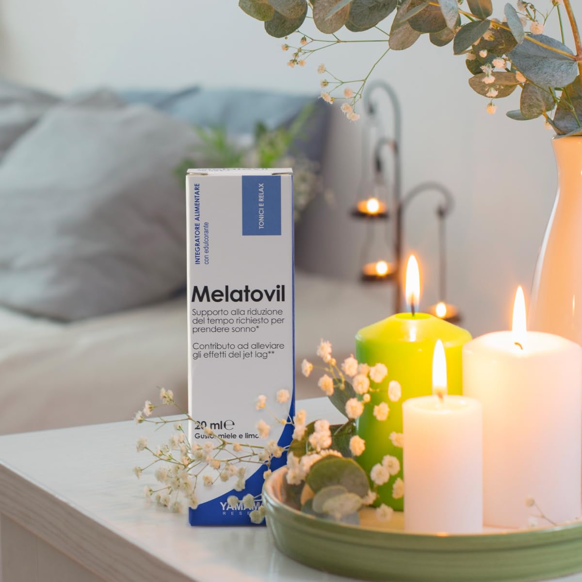 Yamamoto Melatovil melatonina 20 ml gocce miele e limone
