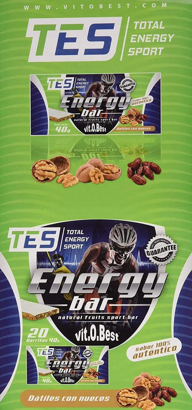 Vitobest Bars Vit-O-Best Barretta Nutrizionale con noci 20 pezzi