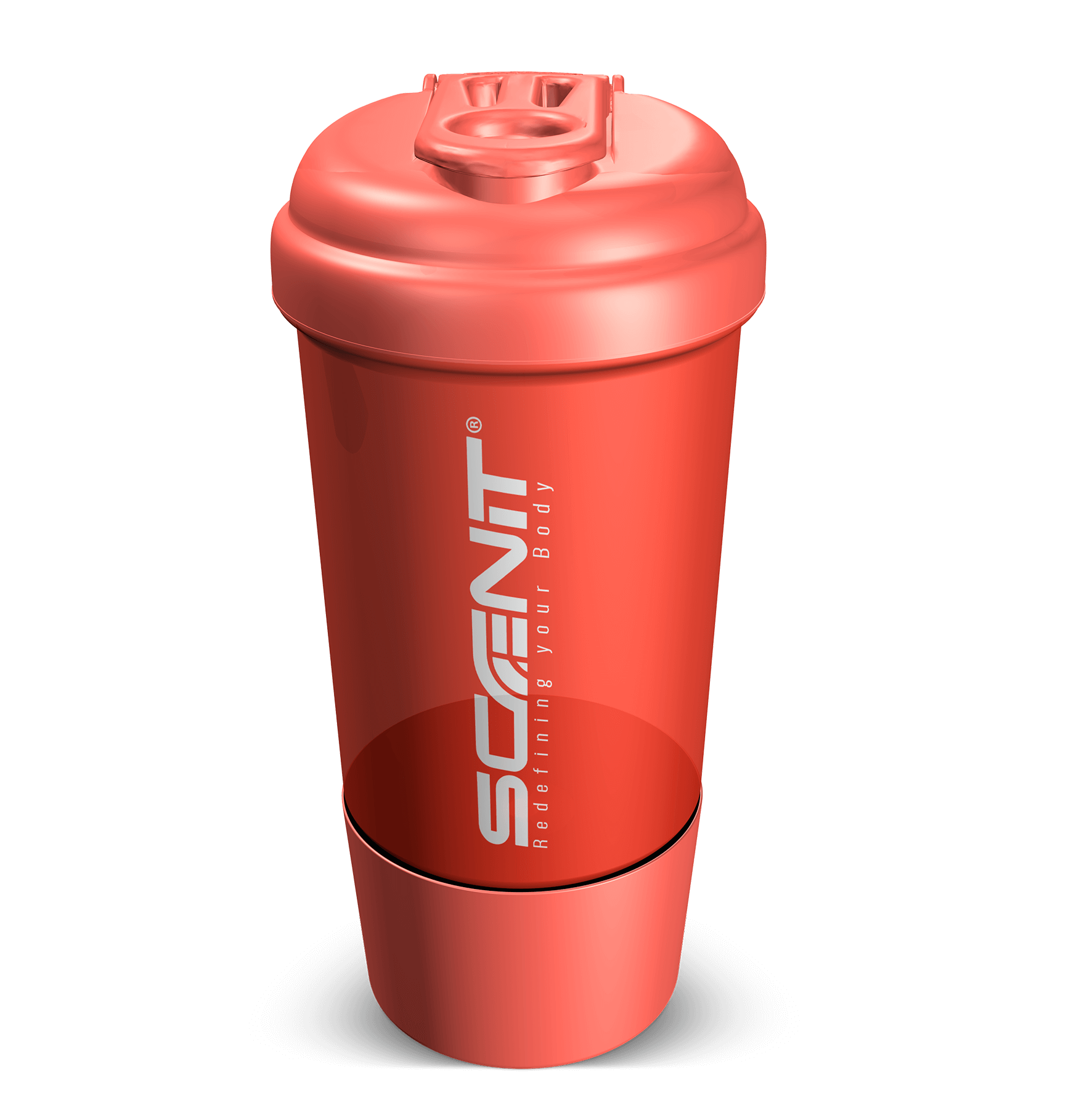 Scenit Nutrition Accessori Shaker premium con compartimento 500 ml oliva