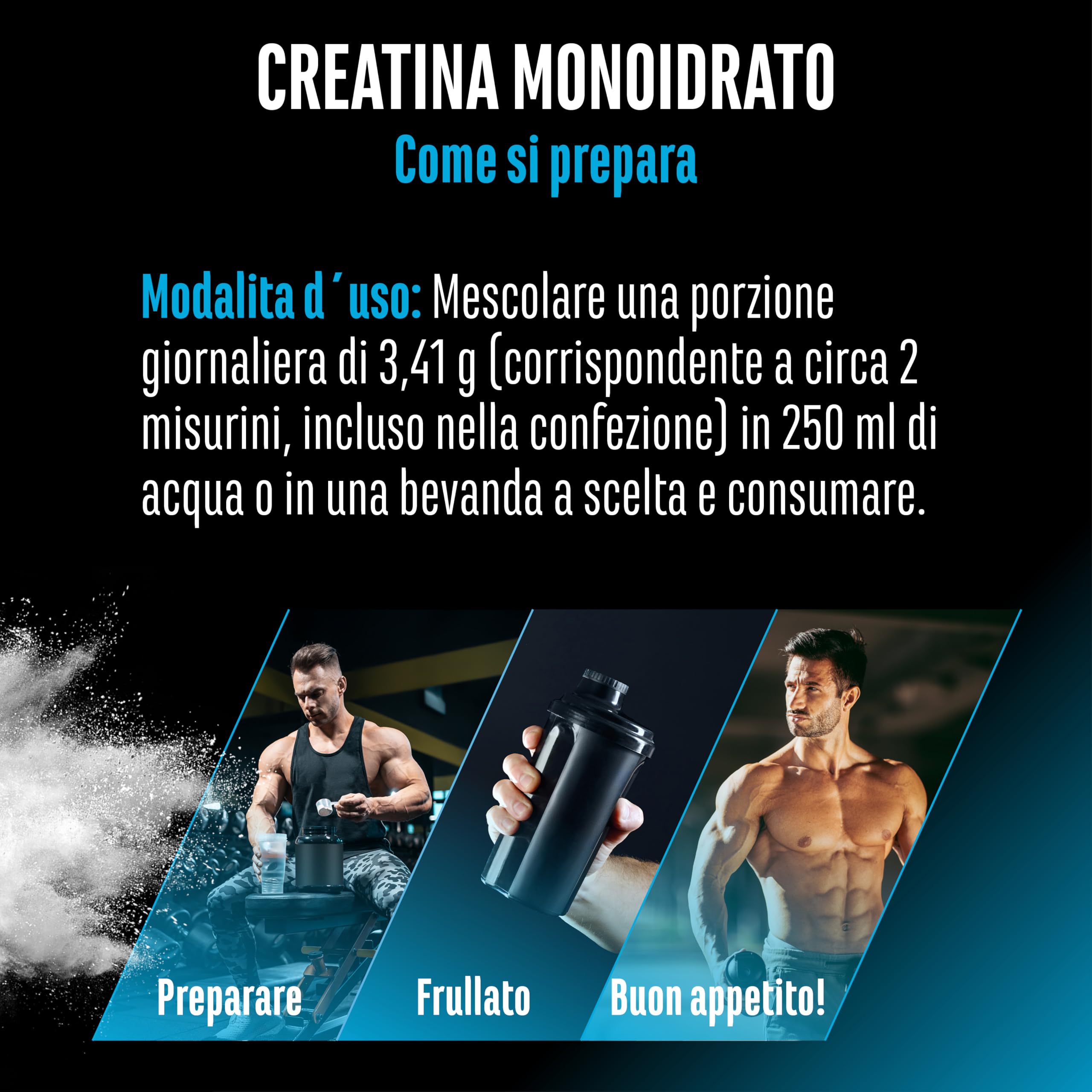 Elite Creatine Monoidrato creatina 1 kg microfine
