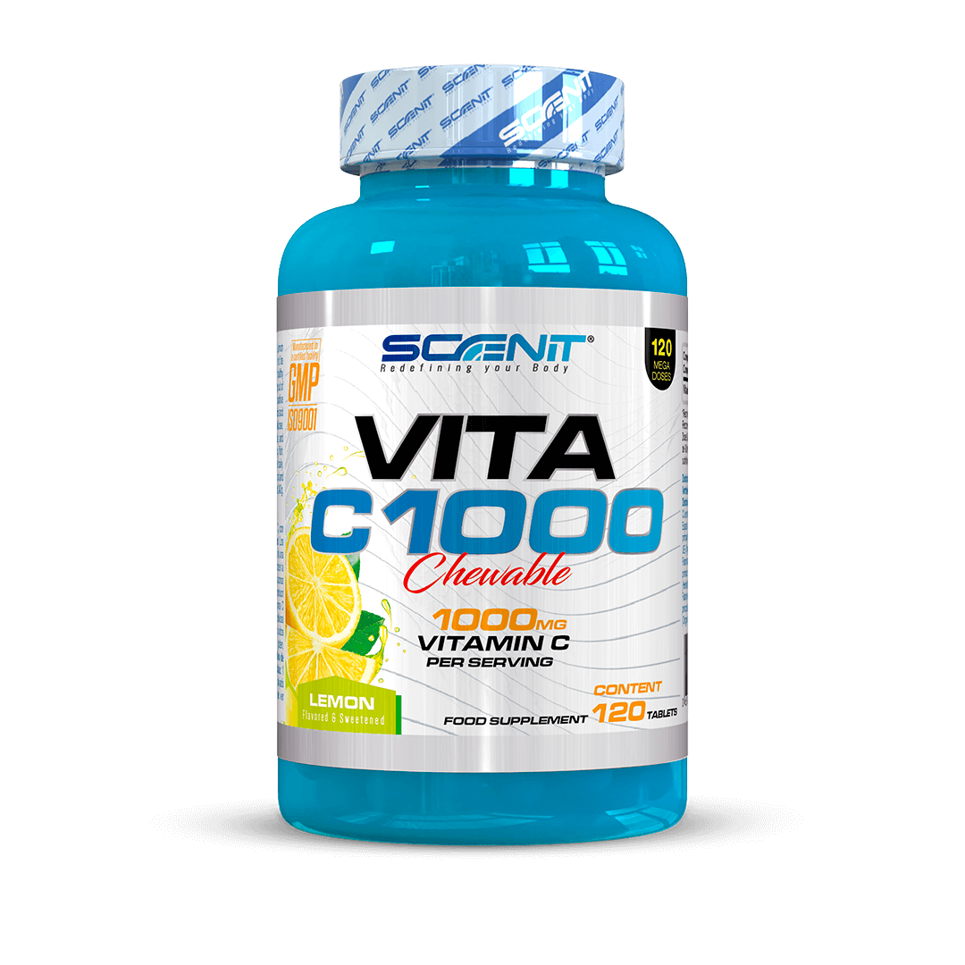Scenit Nutrition VITA C 1000 vitamina C masticabile limone 120 compresse