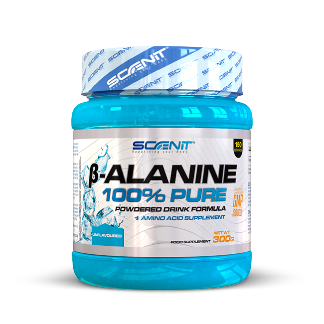 Scenit Nutrition Potenciadores deportivos Beta Alanine 100% pure beta alanina in polvere 300 g senza sapore