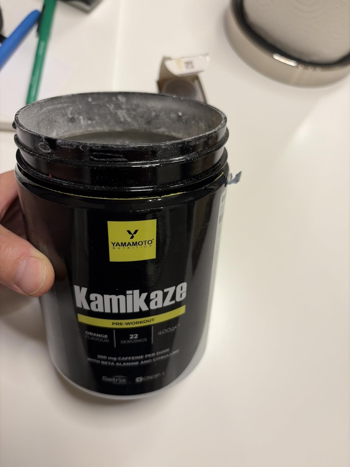 YAMAMOTO Pre-Workout Kamikaze pre-workout 400 g arancia versione 2023