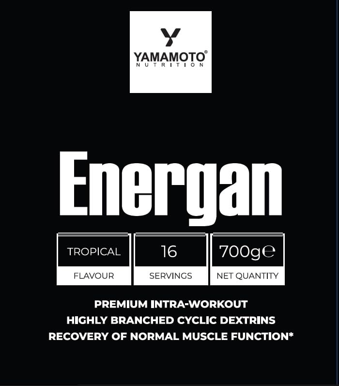 YAMAMOTO Intra-Workout e Post-Workout Energan bevanda 700 g con HBCD