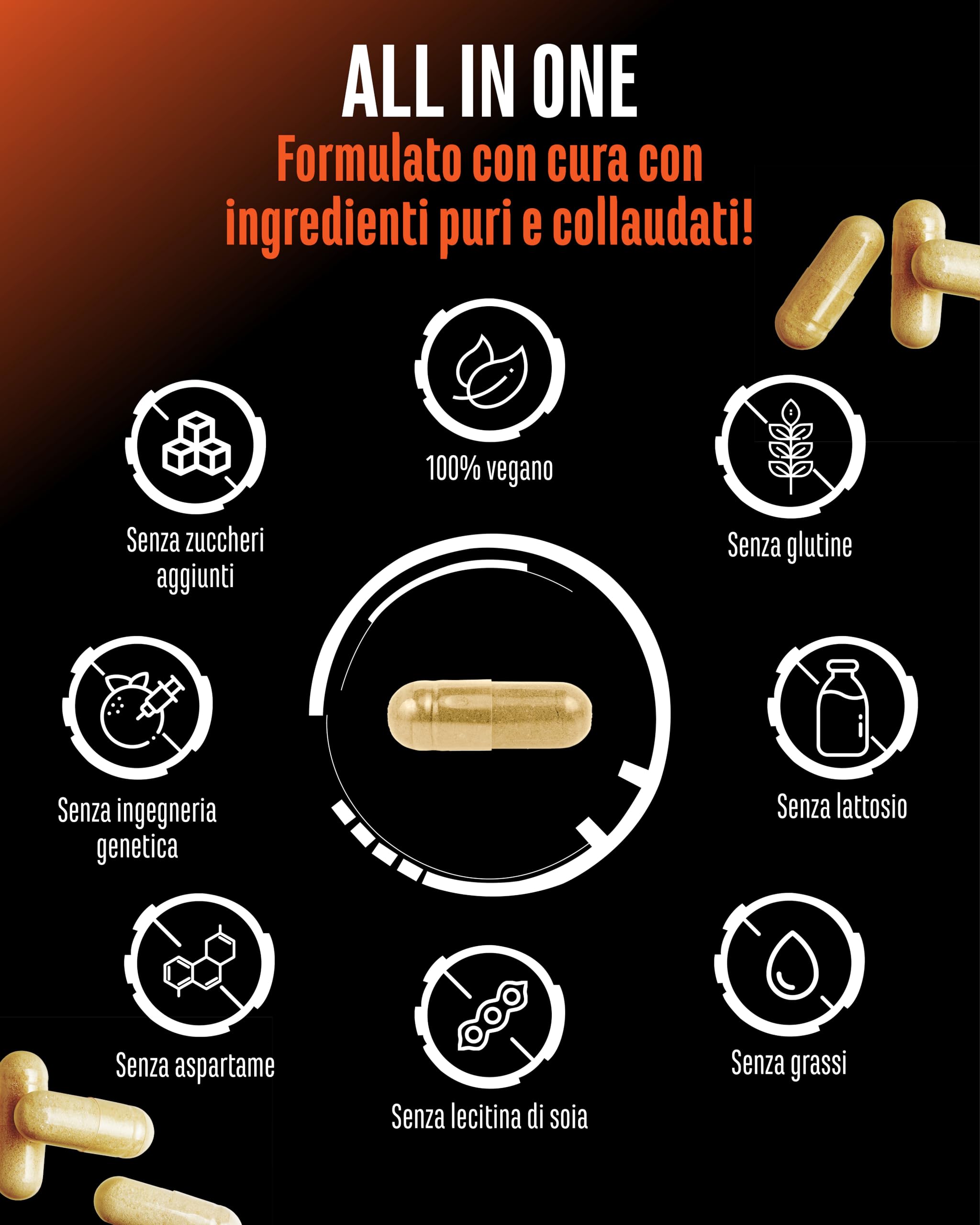 Elite Vitamins, Minerals & Hydration ALL IN ONE Complesso di Minerali & Vitamine capsule 240 bioattive