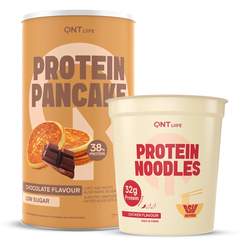 QNT Bundles Protein Noodles & Protein Pancake Pack noodles e pancake 12 x 66 g + 500 g