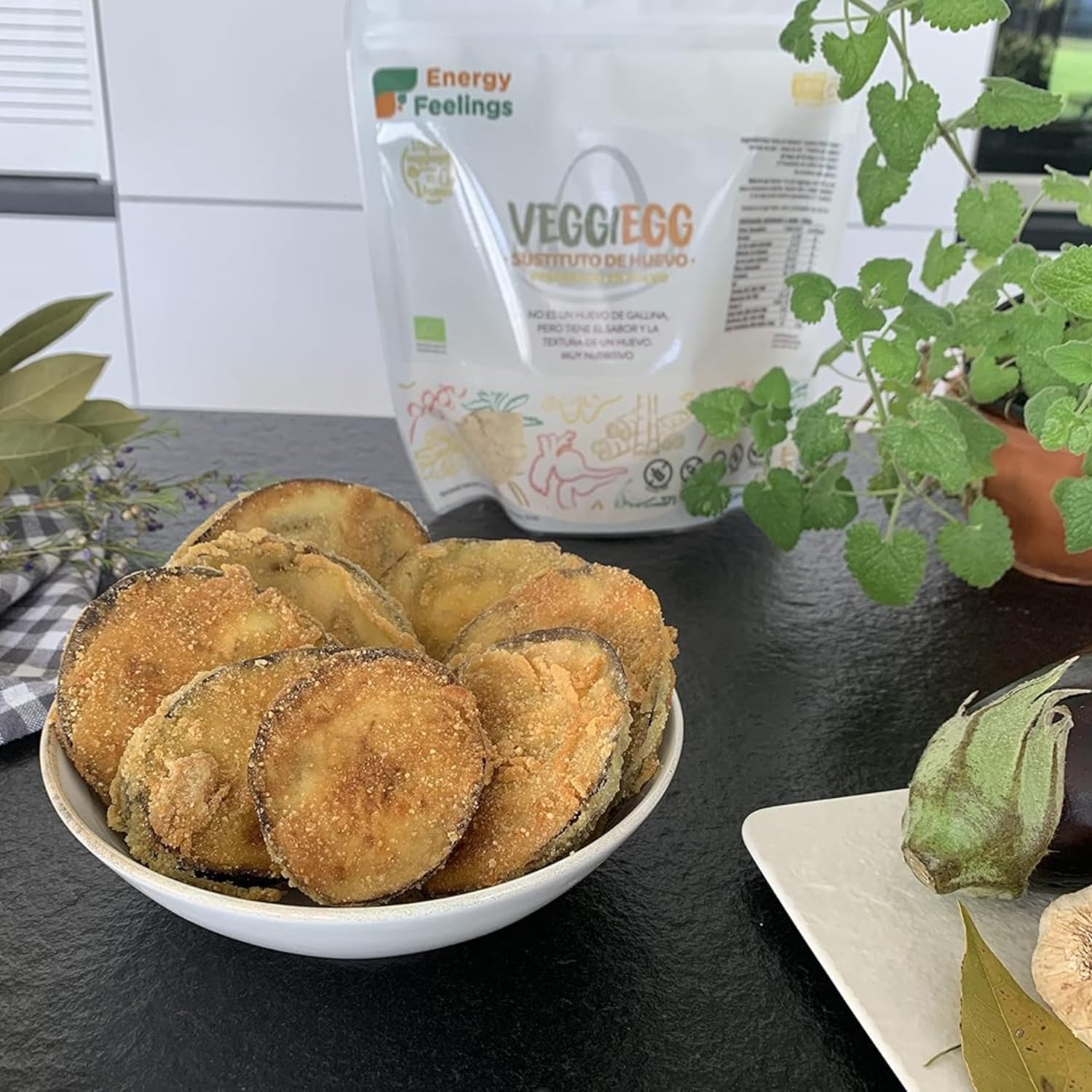 Energy Feelings Menú Veggie & Proteína Texturizada Veggiegg Bio sostituto uovo 360 g senza glutine