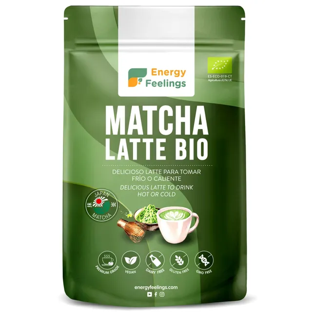 Energy Feelings Batidos Saludables Matcha Latte bevanda matcha bio 200 g vegana