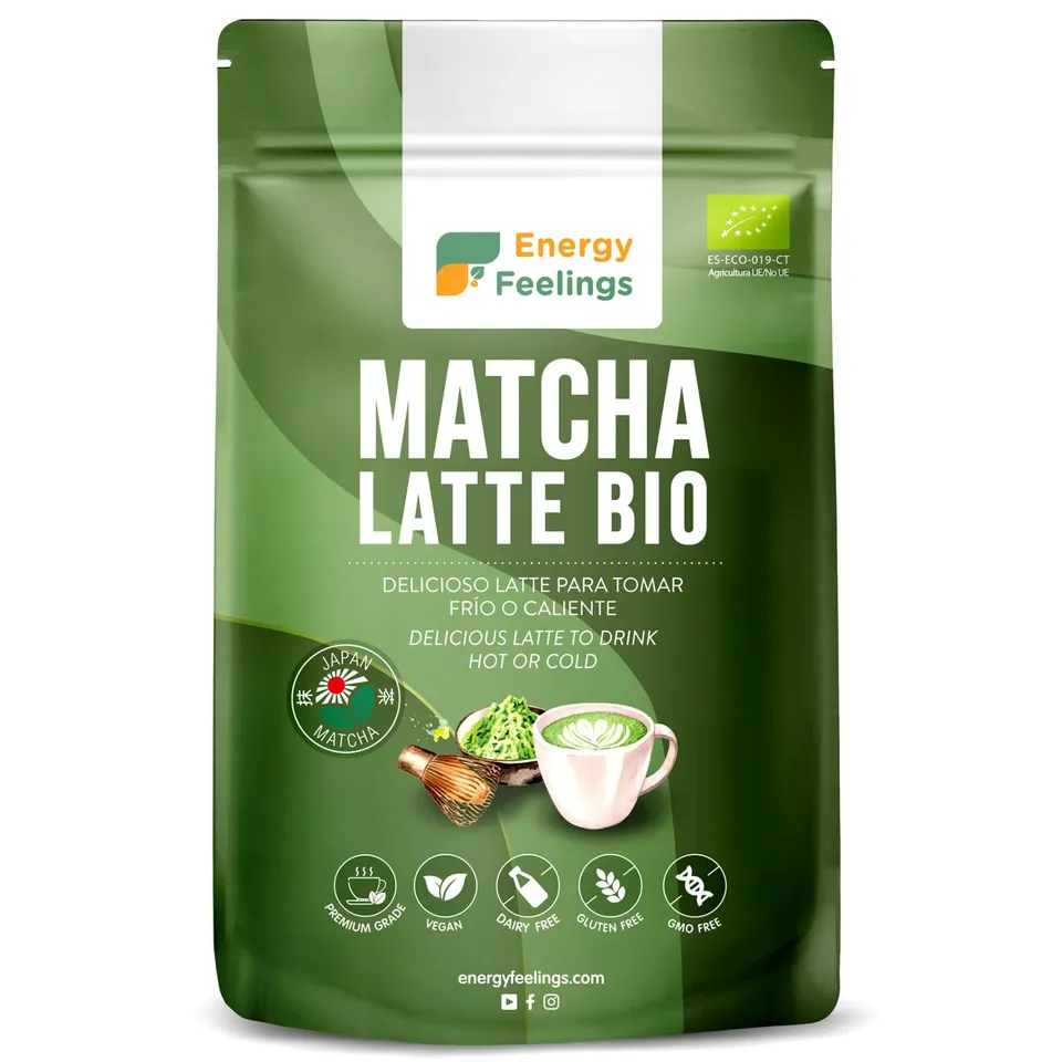 Energy Feelings Batidos Saludables Matcha Latte bevanda matcha bio 200 g vegana