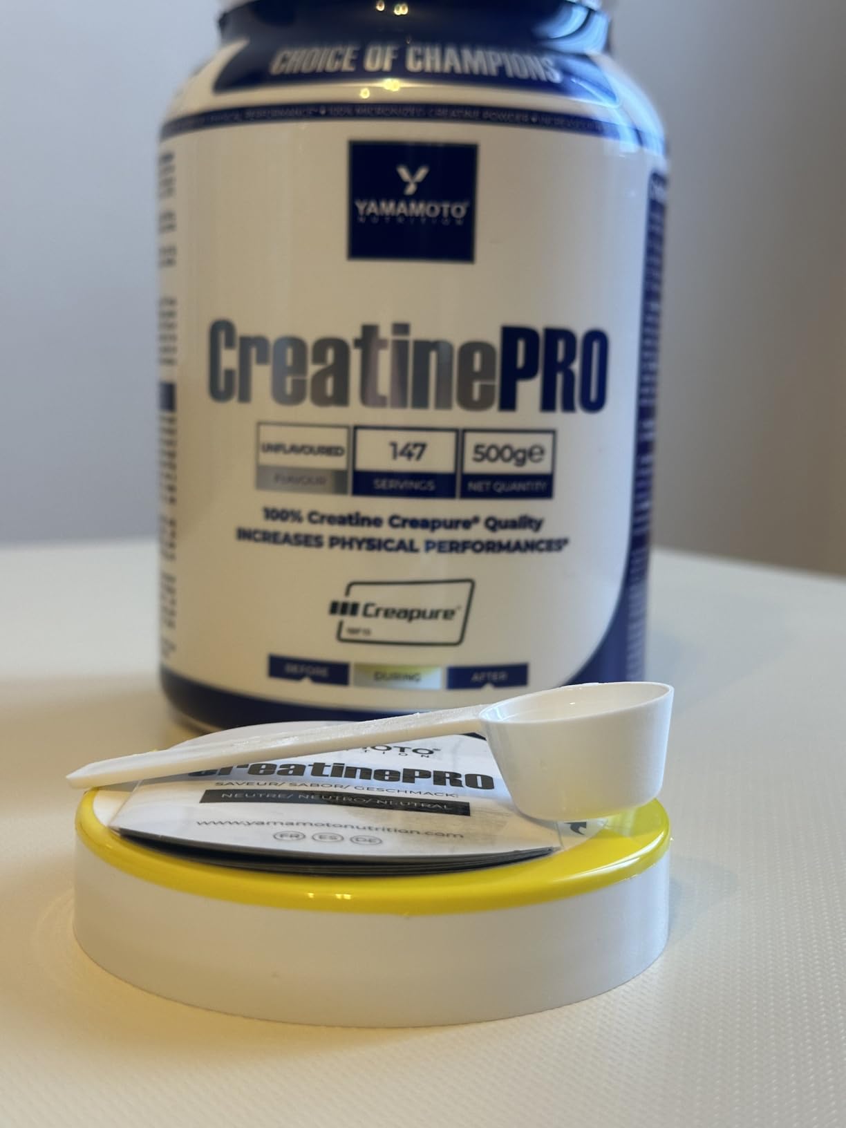 YAMAMOTO Creatina Crea Powder Creapure creatina in polvere 500 g micronizzata