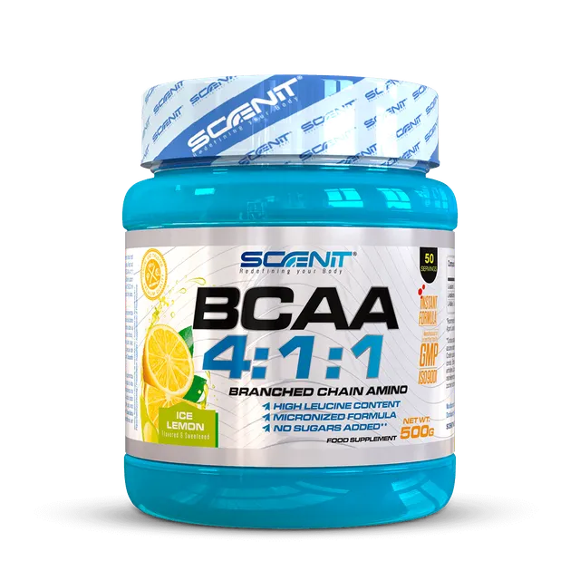 Scenit Nutrition Aminoácidos BCAA 4:1:1 aminoacidi in polvere