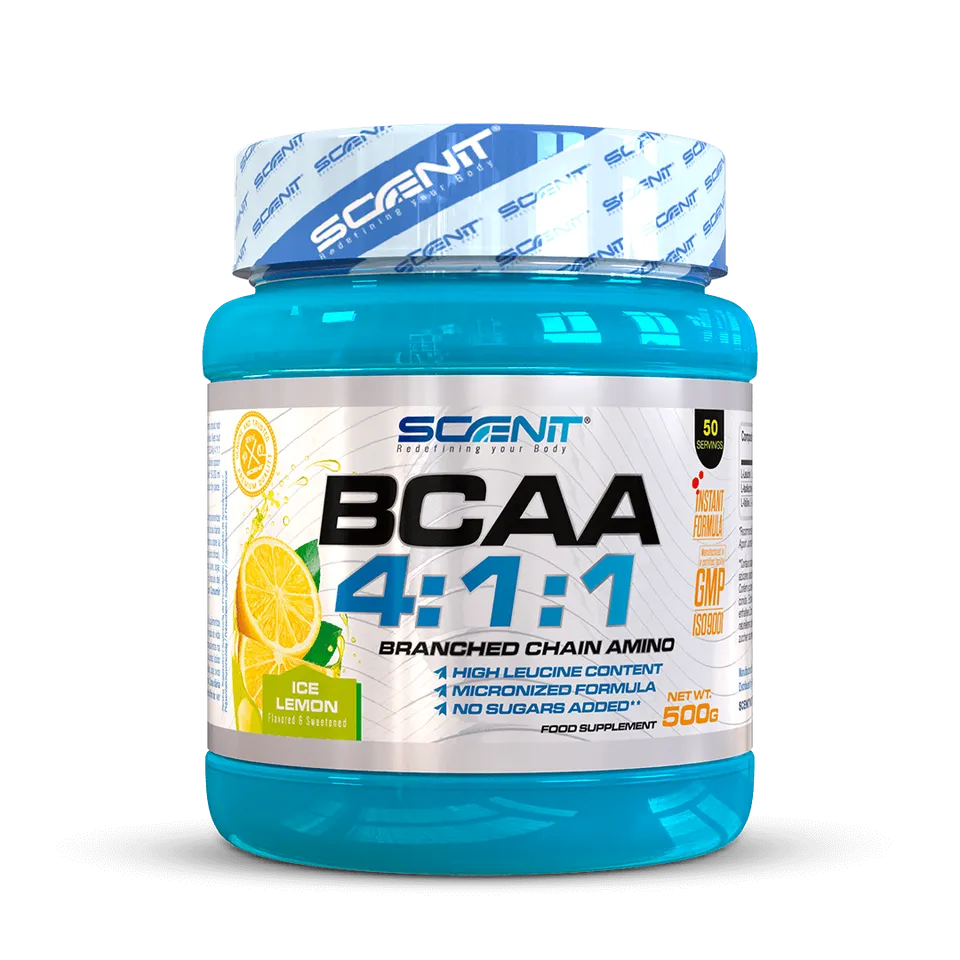 Scenit Nutrition Aminoácidos BCAA 4:1:1 aminoacidi in polvere