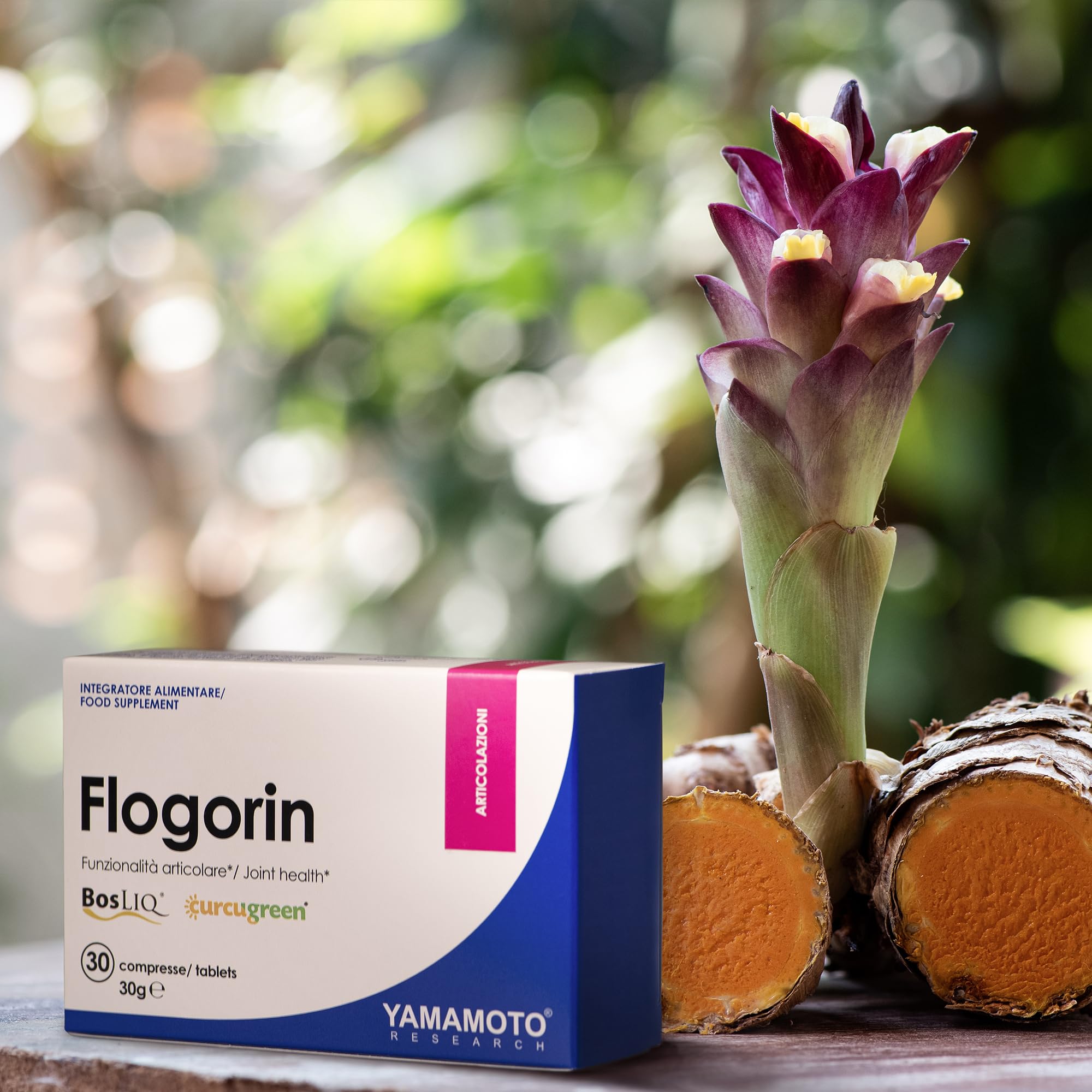 YAMAMOTO Muscoli, Articolazioni e Ossa Flogorin integratore articolare 30 compresse vegano