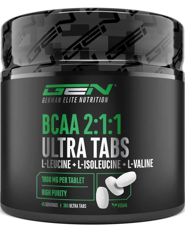 Elite EAA & BCAA BCAA Ultra Tabs compresse vegane 365, rapporto 2:1:1