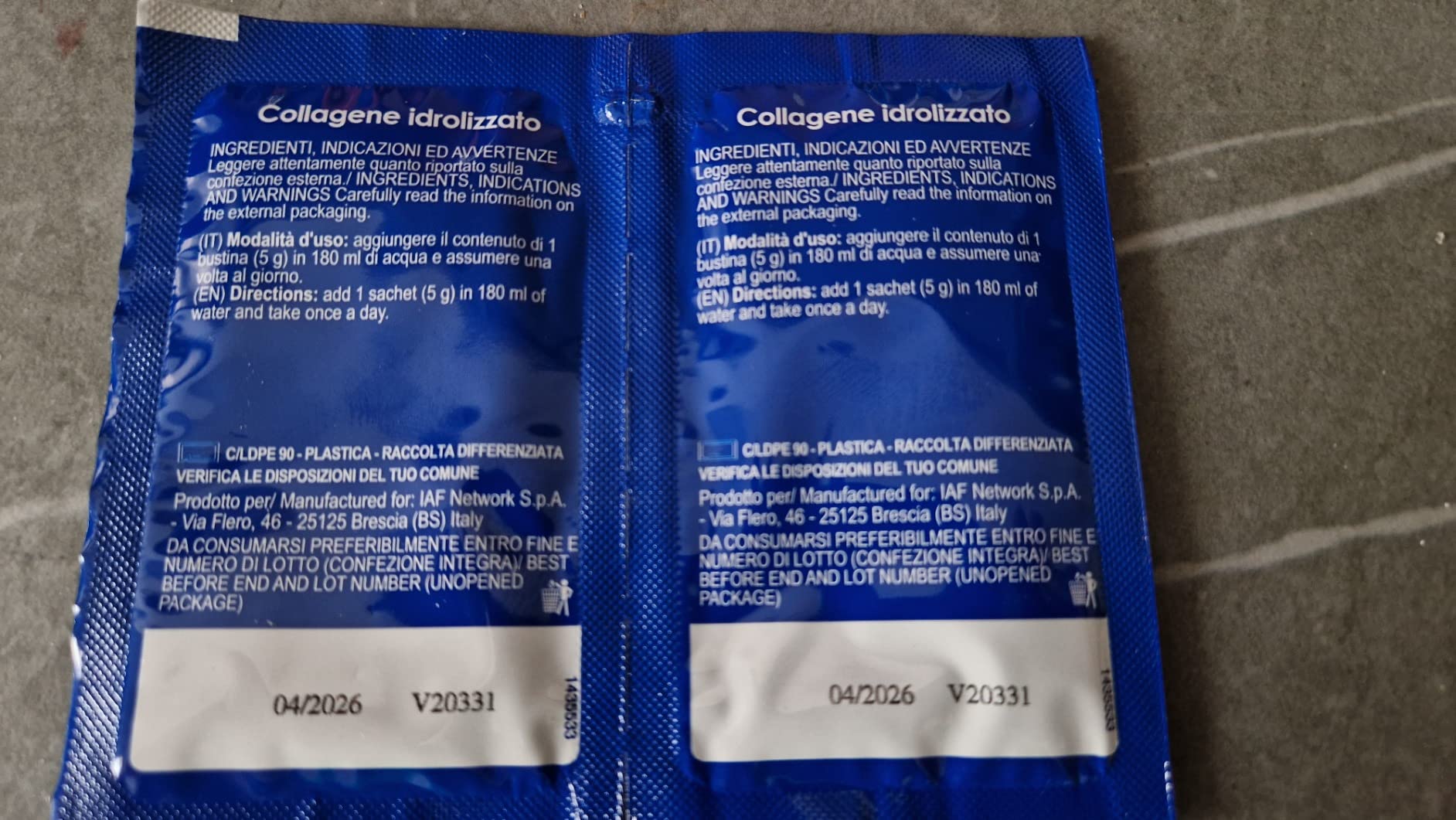 YAMAMOTO Collagene Collagene Idrolizzato bustine 30 x 5 g fragoline di bosco