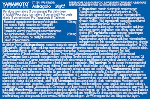 YAMAMOTO Sistema Immunitario Astragalo compresse 30 compresse estratto