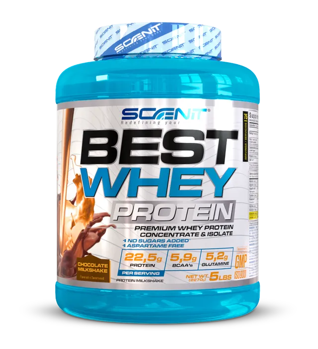 Scenit Nutrition Proteine Best Whey Protein proteine whey Biscotto 908 g, 77 g proteine