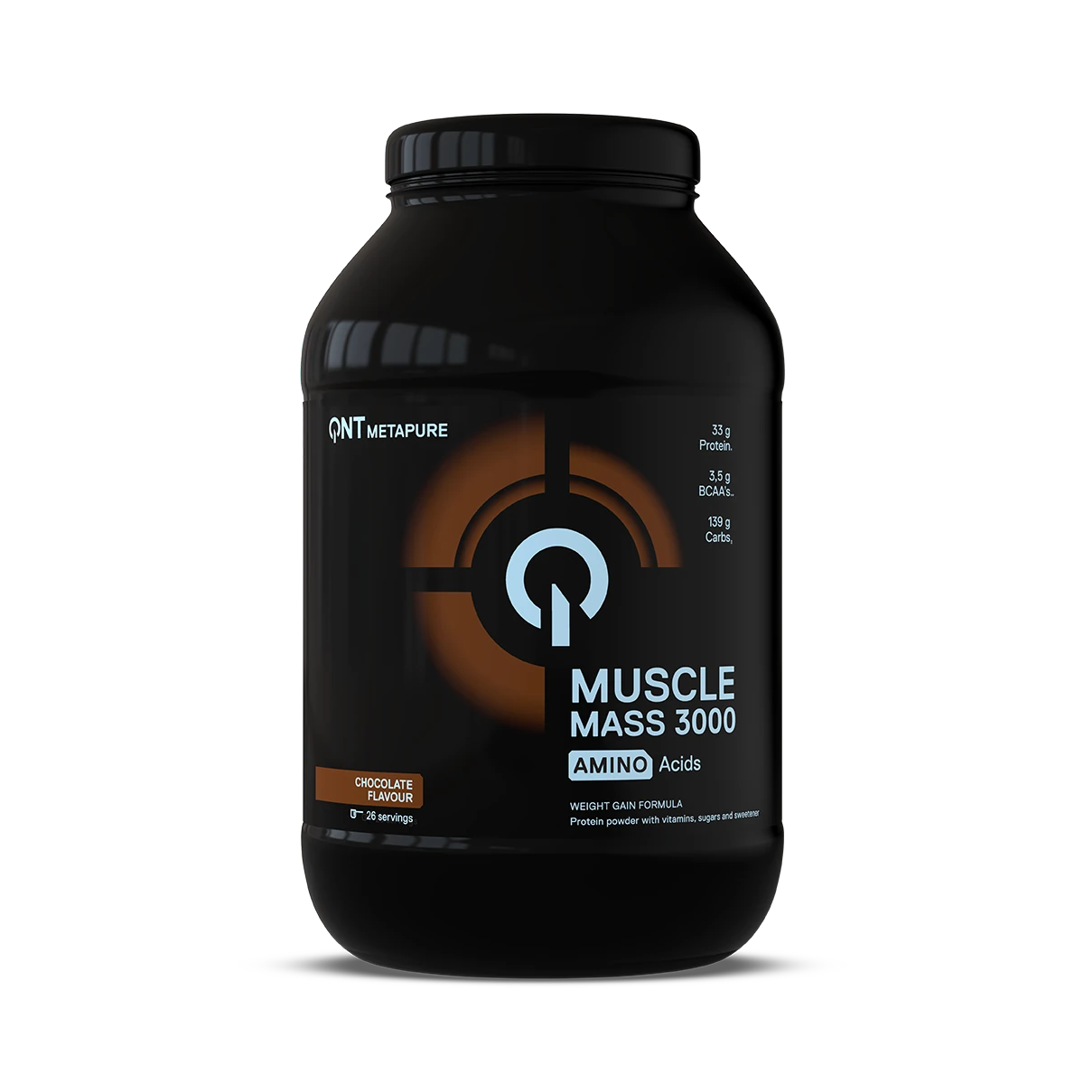 QNT 3000 Muscle Mass Gainer gainer vaniglia 1,3 kg proteico