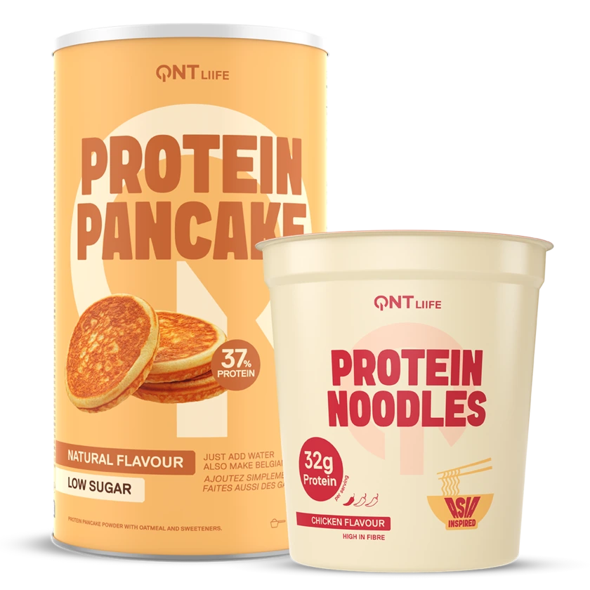 QNT Bundles Protein Noodles & Protein Pancake Pack noodles e pancake 12 x 66 g + 500 g