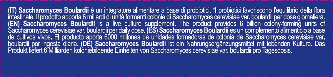 YAMAMOTO Salute Gastrointestinale Saccharomyces Boulardii probiotici 30 capsule equilibrio intestinale